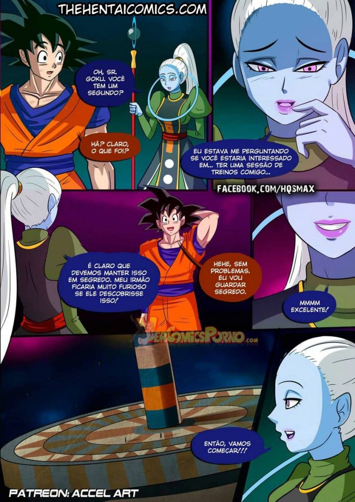 Dragon Ball Super Hentai Treinando Goku Hentai Brasil Quadrinhos