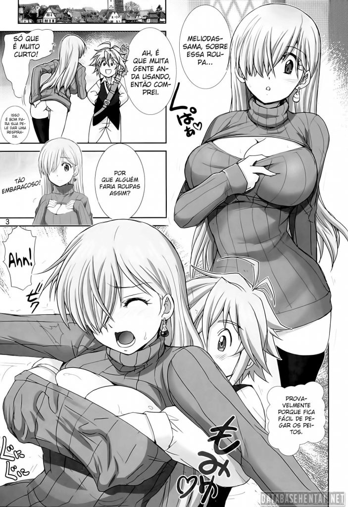 Nanatsu No Taizai Hentai Elizabeth E Os Sentimentos Pervertidos