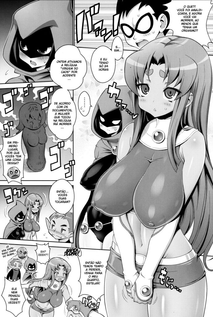 Jovens Titãs Hentai Estelar x Robin Hentai Brasil